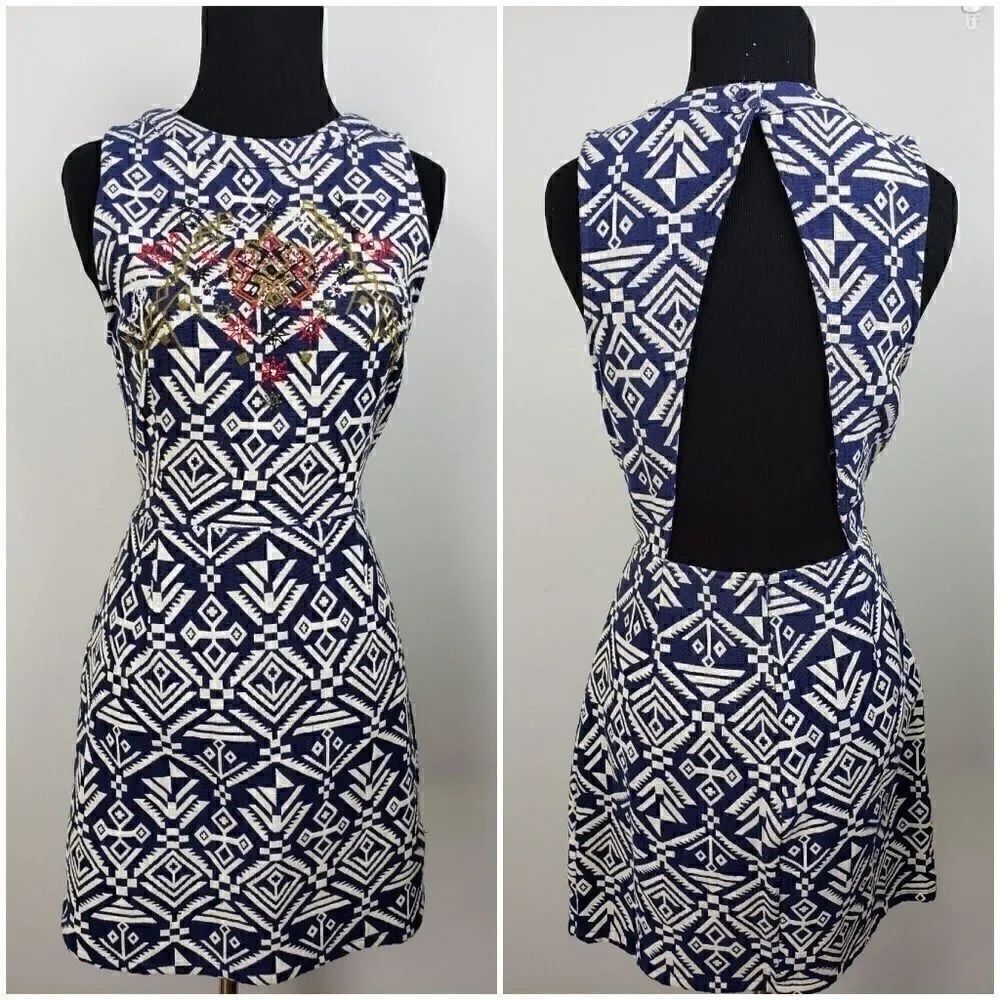 Luytero Dramatic Back Dress Medium NWT